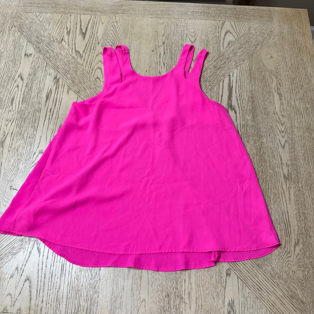 Jealous Tomato Medium Hot Pink Strappy‎ Sleeveless Tank Top V- Back